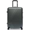 K-Way Trolley Spinner M Eudoxieur, Valigia Rigida in Policarbonato, 64x43x25 cm, 57 L, Serratura TSA, Verde