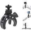 OTraki Supporto per Fotocamera Moto Bicicletta, Rotazione 360° Morsetto Treppiede Supporto Cellulare, Morsetto a Doppia Testa Clip Smartphone Accessori per GoPro Hero Insta360 One X2, DJI Osmo