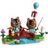 Cartemagic LEGO Animal Crossing 77059 Una Giornata all'Aria Aperta per Mirco e Marco, Action Figure di Procioni con Accessori, Regalo 10+ - 77059