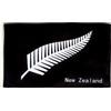 AZ FLAG Bandiera Nuova Zelanda All Black 180x120 cm 2 Occhielli | Uso interno ed esterno bandiera decorativa neozelandese New Zealand Fern Black with inscriptions con occhielli metallici