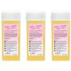 Beauty7 Cartucce per Ceretta Roll-on 150g x 3 Rulli Ricarica Cera Ceretta Raullo Cartucce di Cera Miele Naturale di Professionale per Depilazione con Strisce Depilatorie per Gambe, Ascelle e Corpo