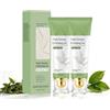 Generico Gel esfoliante Aqua Peel al tè verde con tripla azione enzimatica (2pcs) | esfoliante viso per pori profondi, cellulosa naturale per il peeling, rivela una pelle completamente nuova