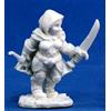 REAPER 1 x Bailey SILVERBELL HALFLING - Reaper Bones Miniatura per Gioco di Ruolo Guerra - 77072