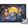 DAFUfbw Solar System Space Puzzle 1000 Pezzi Riciclato Material Cosmic Galaxy Puzzles for Ragazzo & Ragazza Dai 6 Anni in Su Educativo Gioco Sfida Genitore-Figlio Giocattolo 52x38cm/1000pcs
