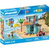 PLAYMOBIL | Vacanza sulla spiaggia | Divertimento in famiglia sulla spiaggia | Giocattolo da 4 anni | Regalo per bambini, D5:D43con figure e accessori | 71906