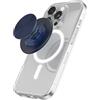PopSockets Handygriff für MagSafe, magnetisch- Französisches Marineblau | Mit Magnet, Abnehmbar, Kindle/iPhone/Android/Tablet, Marineblau, Blau, Dunkel, Metall, Emaille, Top