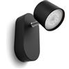 Signify GmbH Philips Star Spot 1 flg. nero 500lm