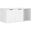 vidaXL, mobile per gatti, bianco, 100 x 49 x 45 cm, realizzato in legno composito