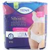 TENA SILHOUETTE P WHITE L 10PZ