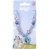 CERDÁ LIFE'S LITTLE MOMENTS Bluey - Collana per bambini con ciondolo a forma di cuore, per bambine dai 3 anni con perline di stelle e design originale