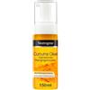 Neutrogena Curcuma - Mousse Clean, detergente lenitivo, schiuma detergente con curcuma per la cura della pelle, senza olio, 1 x 150 ml