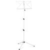 Classic Cantabile 100 Leggio Medium Bianco, Versione di peso medio | Con fermapagine (ferma laterale) sulla superficie di appoggio, Piedini antiscivolo in gomma, Struttura stabile a tre gambe