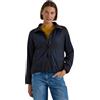 Cecil Giacca da donna a quadretti effetto lana con colletto alto 2118130, Urban Dark Blue Melange, XS