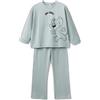 United Colors of Benetton Pig(Maglia+Pant) 3DKE0P07C Set di Pigiama, Grigio, 110 Bambina