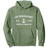 RRiZN5TM Tees Outer Banks, Carolina del Nord NC, OBX Beach State Felpa con Cappuccio