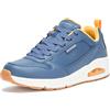 Skechers Alder, Scarpe da Ginnastica Uomo, Marina Militare, 45 EU