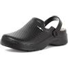 Eagsouni Zoccoli e Sabot Uomo Donna Inverno Ciabatte da casa | Pelliccia Foderato Clogs, Impermeabile, Antiscivolo, All'aperto