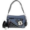 Desigual Women's Accessories - Borsa a mano in poliuretano, colore: Blu, Blu