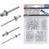 BGS Do it yourself BGS Diy 75846 | Assortimento rivetti a strappo | Ø 2,4 - 4,8 mm | 100 pz.