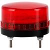 Generic 12V 24V 220V LED lampeggiante allarme luce, rosso 24V con suono | Modalità sonora o silenziosa da 90 dB, impermeabile IP54, antipolvere, luminosità, fabbrica, sistemi di cancelli, magazzino