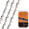 SAVIOR Catena per motosega da 20 cm, LP 1,1 mm, 32 denti, per Parkside | Catena di ricambio per sega a batteria, 4 pezzi