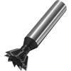 Wunilatev Fresa, Fresa for scanalature a coda di rondine HSS | Lavorazione del legno di diverse dimensioni: taglio a coda di rondine(12MM*60)
