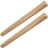 Baluue 2 Pezzi Manico in Legno Solido per Vanga da Giardino, Impugnatura Rinforzata Compatibile Varie Teste Standard, per Lavori di Piantagione e Giardinaggio