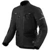 REV'IT! Revit Outback 5 H2O Giacca tessile da motocicletta impermeabile, nero, 5XL | Impermeabile, Traspirante, Con protezioni, Fodera rimovibile