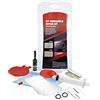 CLICLED Kit Riparazione Parabrezza Auto finestrini restauro Crepe vetri Fai da Te