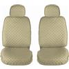 Rebeca Shop Coprisedili auto universali, anteriori e posteriori (A22-Coppia, Beige)