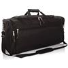 DALIX - Borsone da viaggio extra large da 63 cm (nero, grigio, blu navy, rosso, mimetico)