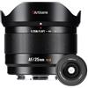 7artisans Obiettivo AF 25 mm f1.8 APS-C Prime per Sony E Mount LITE Series Auto Manual Fucos STM, messa a fuoco automatica viso/occhio per fotografia umanistica/ritrattistica/street photography (per
