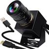 IFWATER Videocamera USB HDMI Webcam 4K Uscita simultanea Videoconferenza Fotocamera Zoom ottico 4X Primo piano Videocamere Web USB Plug and Play per Live Streaming Educazione Insegnamento medico