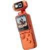 alloneslife Autofocus 2K Videocamera O | Testa girevole, luce di riempimento, pulsanti fisici, design adatto ai viaggi per le riprese quotidiane