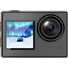 Risveglio per Dual Screen 4K WiFi Action Camera, 30M Impermeabile Dashcam per Moto e Pesca, Portatile ABS Sport Cam con Custodia