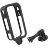 ECMQS Supporto filettato per fotocamera, Mullions Black Color | spazio per obiettivo aperto, vano batteria, riprese all'aperto, viaggi vlog, selfie stick