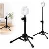 YIBEICO Treppiede da tavolo per XbotGo Chameleon, supporto compatto in metallo per fotocamera da tavolo con vite da 0,6 cm, mini treppiede regolabile in altezza per registrazione interna, streaming