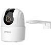 Imou 4MP Telecamera Wi-Fi Interno Videocamera Sorveglianza 2.5K, con Staffa | Rilevamento Umano, Audio Bidirezionale, Tracciamento di Movimento con Sirena, Compatibile con Alexa, Rotazione a 360°, 2.4Ghz