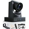 Prisual Telecamera PTZ HDMI 20x Zoom Ottico Full HD 60P con Rete USB3.0 Telecamera PTZ per Servizi di Chiesa Educazione di Culto Supporto PoE
