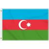 Petite Pine 2 × 3 FT Bandiera Azerbaigian, Medio 60 × 90 CM 150D Azerbaigiani Outdoor Banner, Decorazione Giardino Con Ottone Gromment