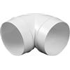 MKK Giunzione a Gomito 90º Vents PVC per Estrattore aria / Tubo Flessibile (150mm)