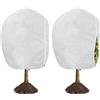 LINSOCLE 2 Pezzi 210 x 180 cm Cappuccio Protezione Piante Inverno, Telo per Piante Inverno Antigelo, Sacco Antigelo per Piante, Protezione Piante dal Freddo per Agrumi Limone in Vaso