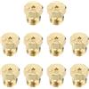 M METERXITY 10-Pack Ugello di Orifizio A Gas Propano Kit di Conversione, 1.35 Mm/0.05 in Ottone Gamma Stufa Forno Kit di Conversione Orifizio per Propano Lpg Gas Tubo/Scaldabagno [M6 x 0.75mm]