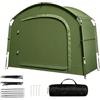 TOOSOAR Tenda per Biciclette 200x165x80cm,Copertura Impermeabile Anti-UV,Garage Portatile Esterno per 2-3 Biciclette Moto Giardino