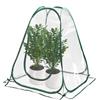 BORDEAG Serra piccola, tenda invernale per piante, protezione invernale per piante, tenda invernale con chiusura lampo, mini serra, protezione invernale per piante, pieghevole (70 x 70 x 80 cm)