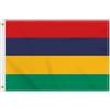 Petite Pine 2 × 3 FT Mauritius bandiera, medio 60 × 90 cm 150D mauriziano all'aperto banner, decorazione giardino con ottone Gromment