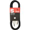 Stagg S-Series cavo audio - 3 m (3 m) jack M XLR