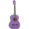 EKO GUITARS - CS-10 VIOLET Chitarra Classica Serie Studio Scala 4/4, Top in Tiglio, Fasce e Fondo in Tiglio Laminato, Manico e Tastiera in Betulla, Custodia Inclusa, Colore Violet