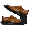 ACXIN Set di 10 portascarpe per scarpe, regolabili, in plastica, salvaspazio, antiscivolo, colore: nero