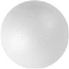 LIFKOME Palle di Polistirolo Lisce, Sfere 30cm Grandi | Lavori , Superficie Liscia, Leggero e Resistente, per Modellismo Scolastico e Feste, Schiuma Bianca
